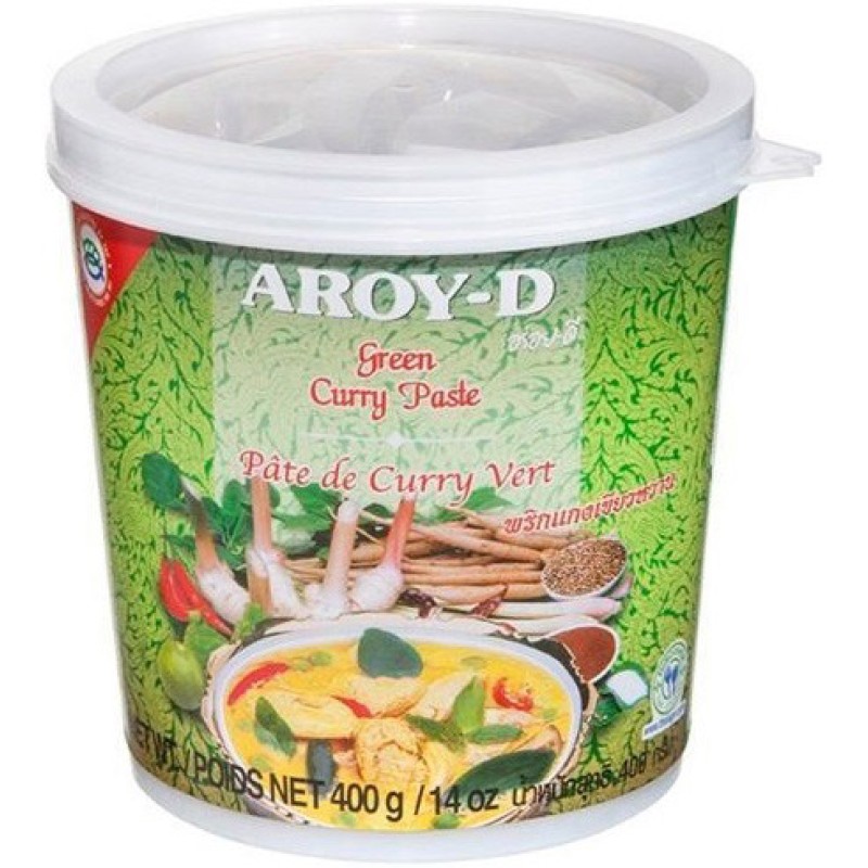 Aroy-D Yeşil Köri Ezmesi (Green Curry Paste) 400 gr Aroy-D Yeşil Köri Ezmesi (Green Curry Paste) 400 gr