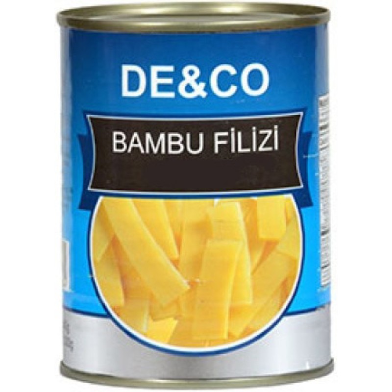 De Co Bambu Filizi Dilimli 540 gr De Co Bambu Filizi Dilimli 540 gr