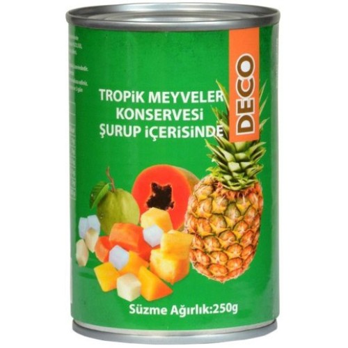 De Co Tropik Meyveler Konservesi 425 gr