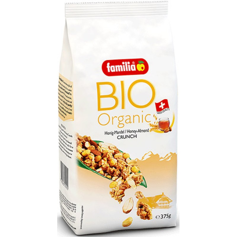 Familia Bio Organik Ballı-Bademli Gevrek 375 gr Familia Bio Organik Ballı-Bademli Gevrek 375 gr