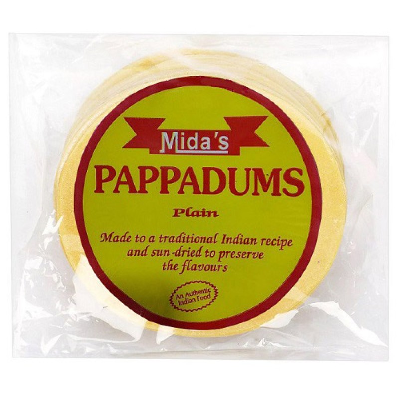 Midas Pappadums 200 gr