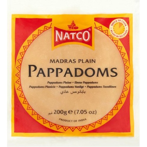 Natco Pappadoms 200 gr