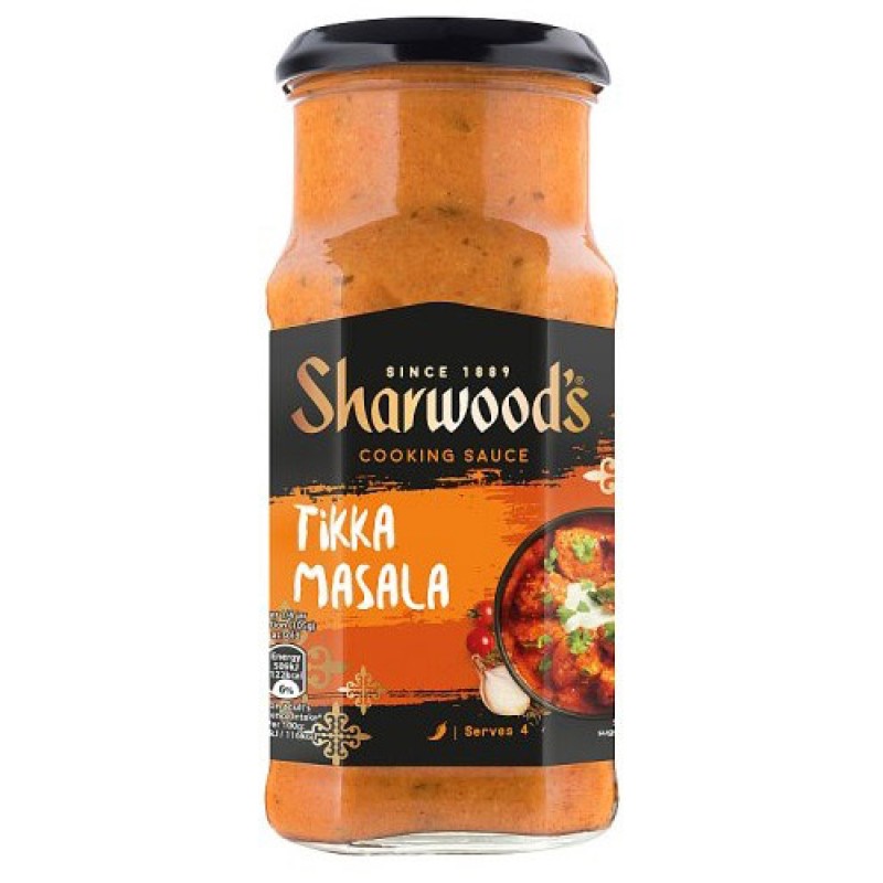Sharwoods Tikka Masala Cooking Sos 420 gr Sharwoods Tikka Masala Cooking Sos 420 gr