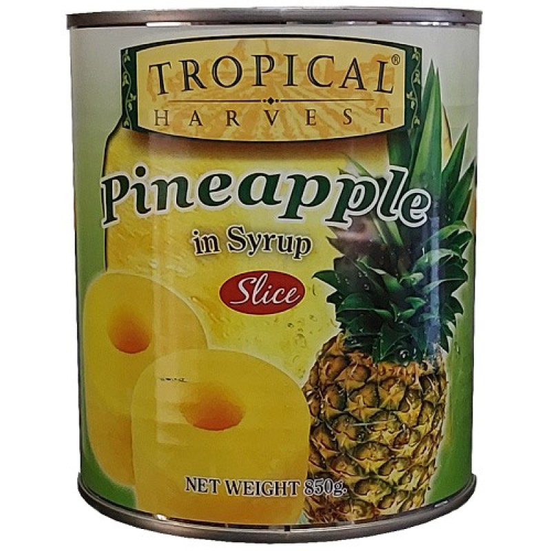 Tropical Harvest Dilimli Ananas Konserve 850 gr Tropical Harvest Dilimli Ananas Konserve 850 gr